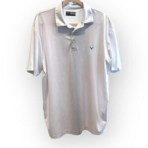 Callaway Opti-Dri White Golf Polo Shirt – Size Large